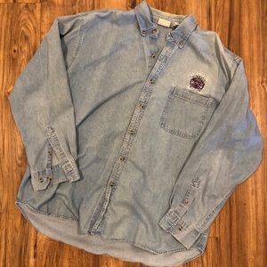 Sacramento Kings Stitched logo button up Oversize